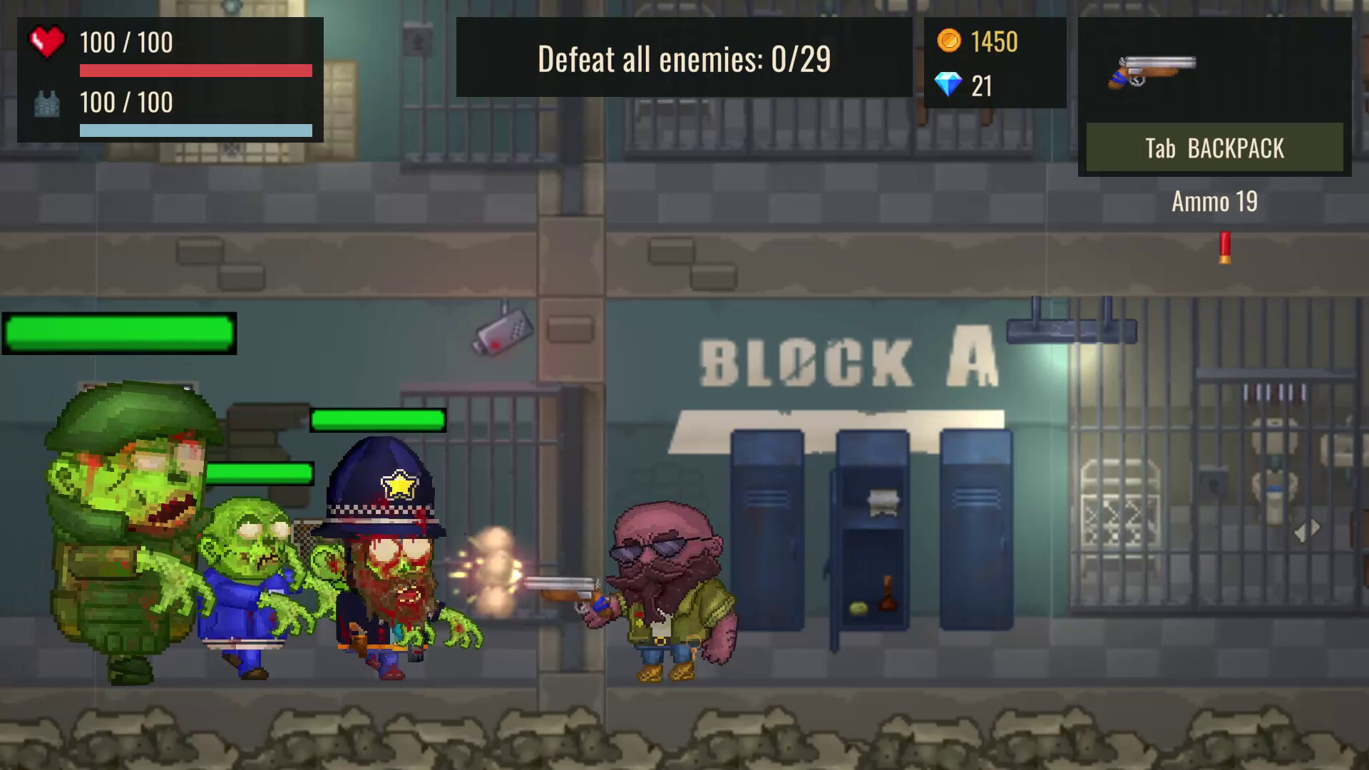 Alcatraz: Zombie Outbreakのスクリーンショット 1