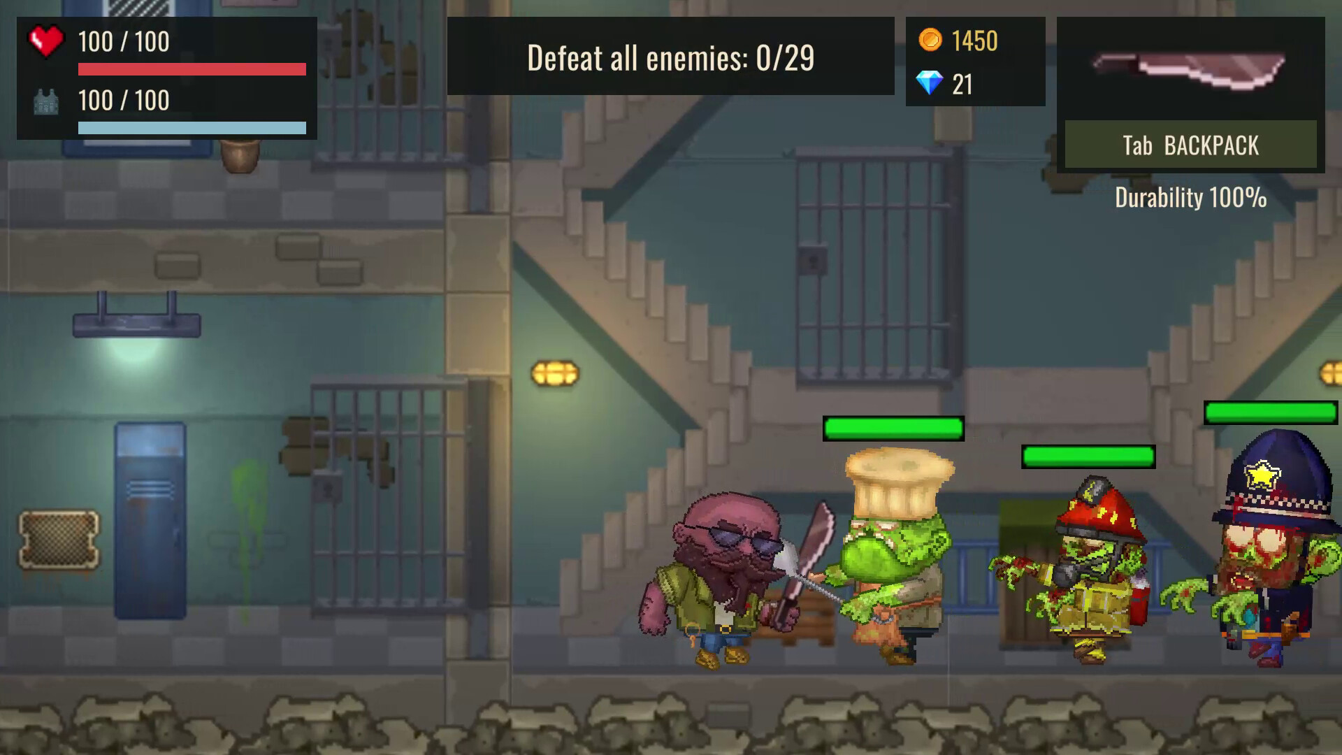 Alcatraz: Zombie Outbreak screenshot #2