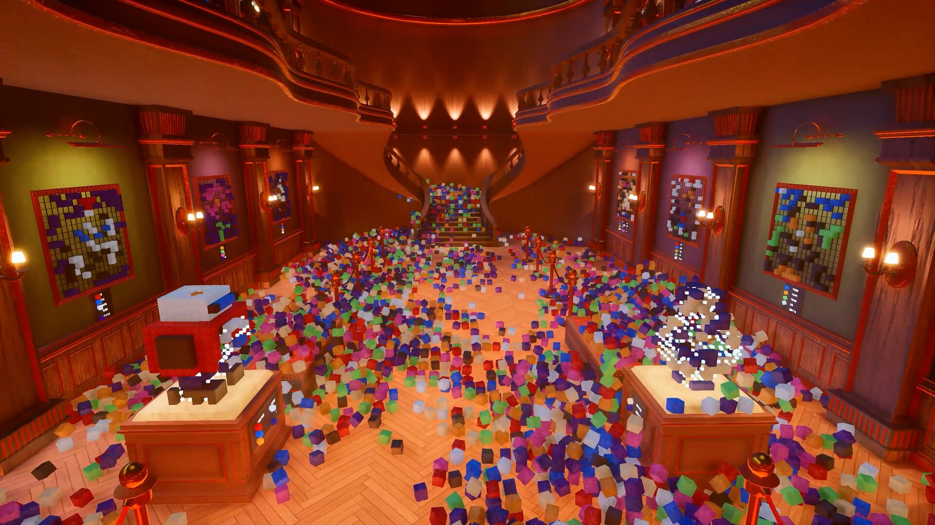 Pixel Chaos: Tidy Up the Museum screenshot 2