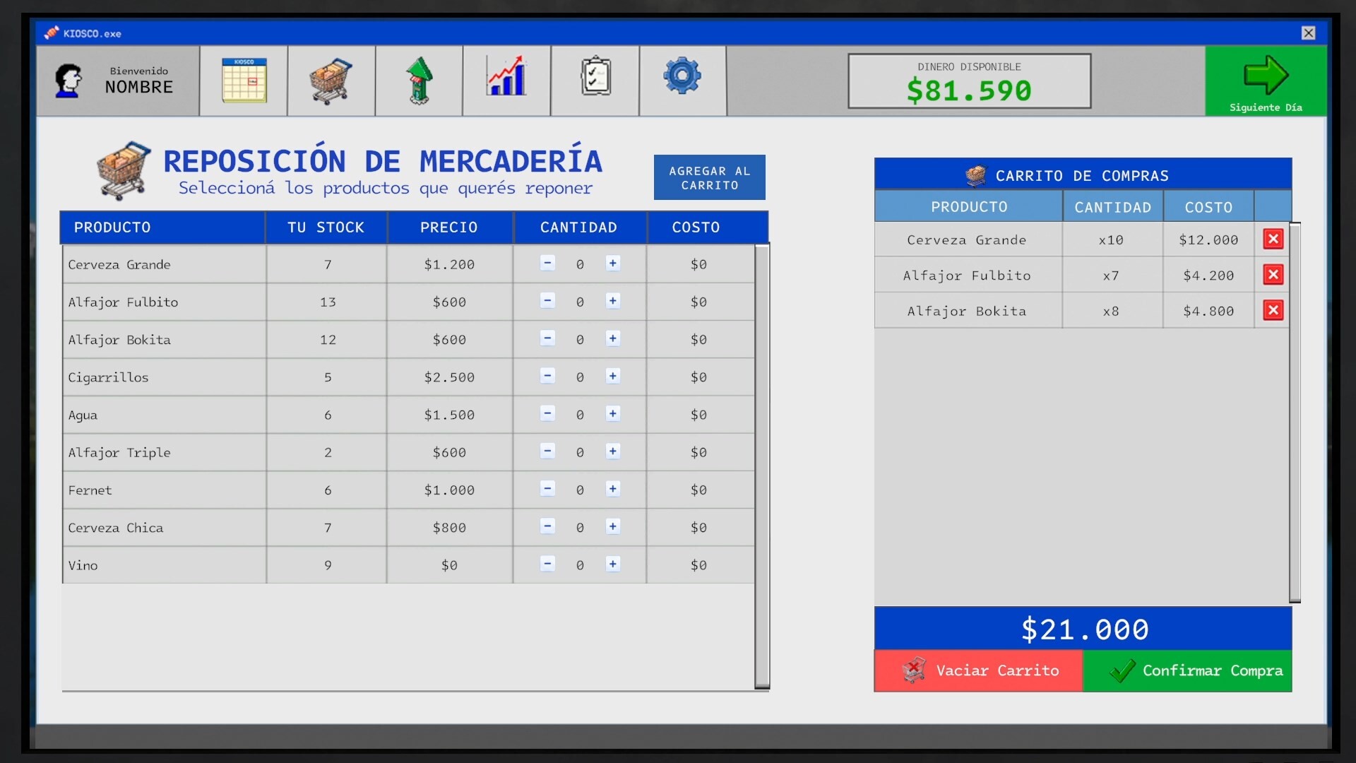 Kiosco Simulator screenshot #4