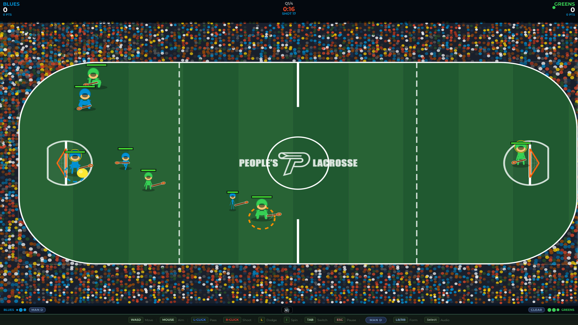 Arcade Lacrosse screenshot #2