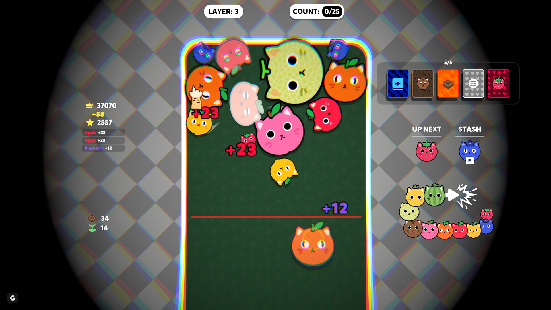 Catomi: Suika Roguelike screenshot #3