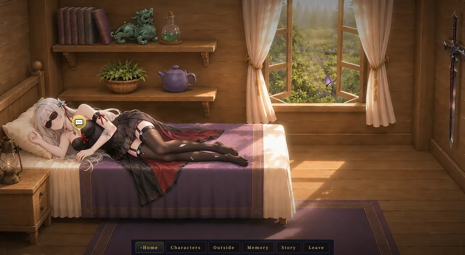 Иллюстрация из описания игры Scales: Exiled Girl
