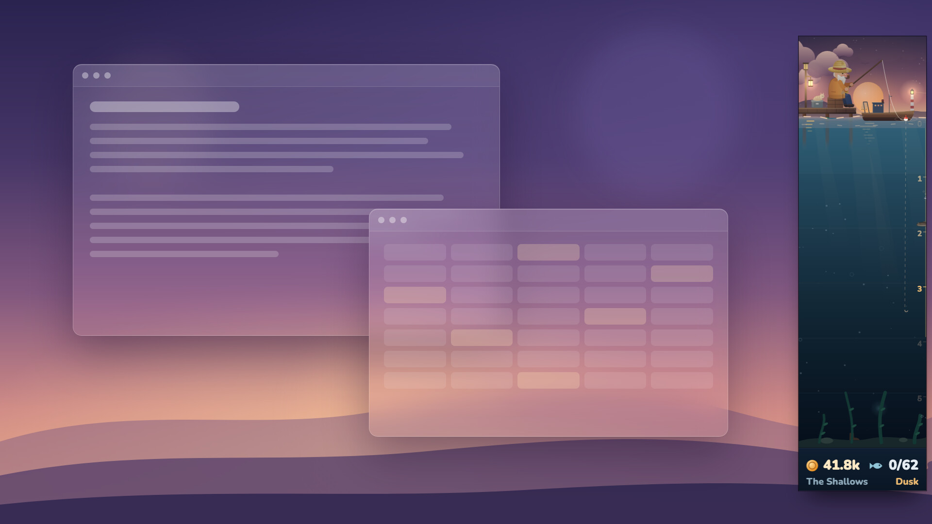 Sidebar Sea: Idle Fishing for Your Taskbar