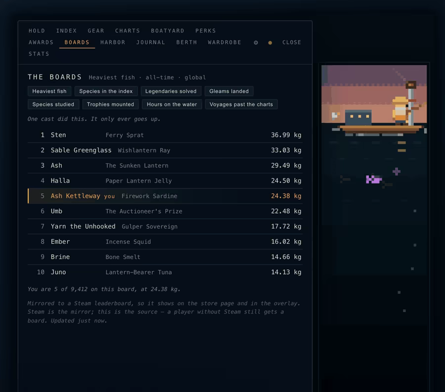 Sidebar Sea: Idle Fishing for Your Taskbar video 5