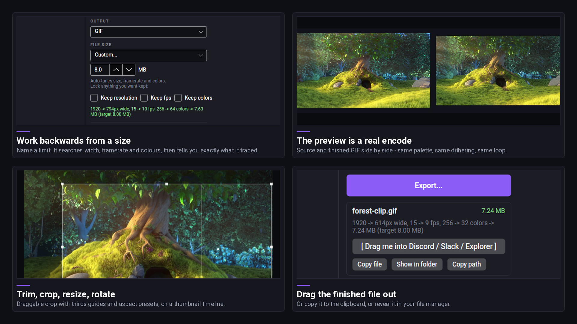 Simple GIF Maker — MP4, MOV, MKV, AVI to GIF & Animated WEBP