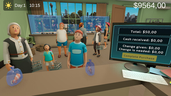 Tankful: Aquarium Shop Simulator 스크린샷 1
