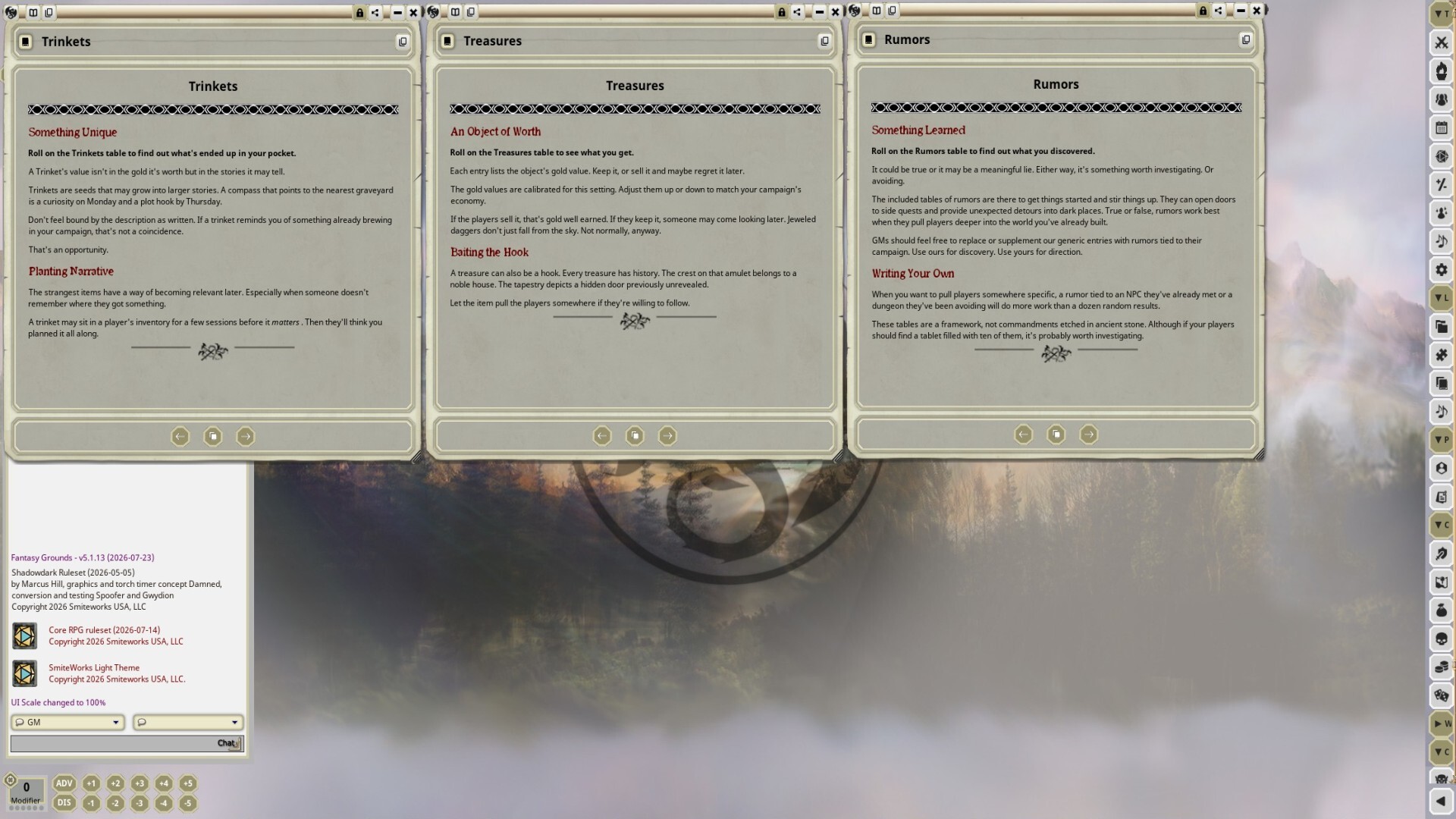Fantasy Grounds - The Carouser's Guide to the Shadowdarkのスクリーンショット 1