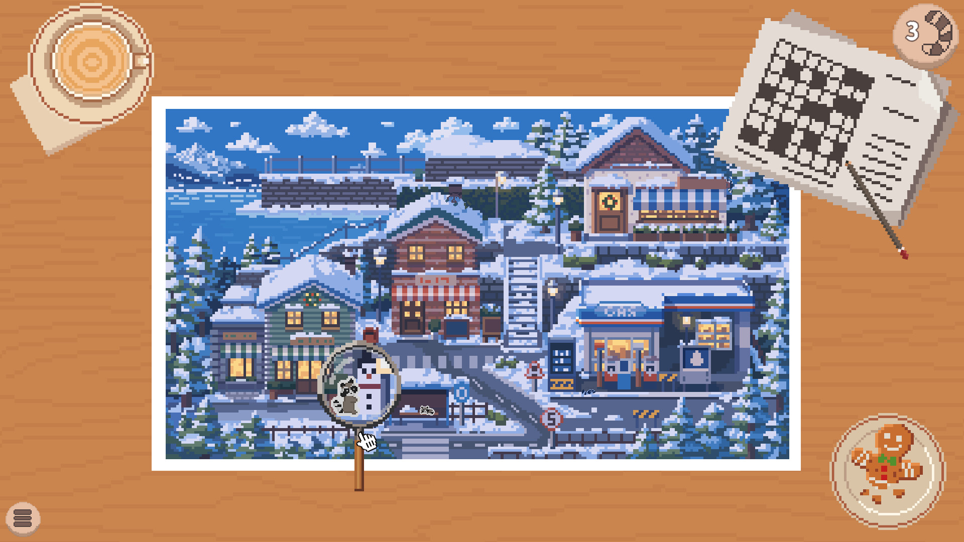 Hidden Raccoons in Winter screenshot 2