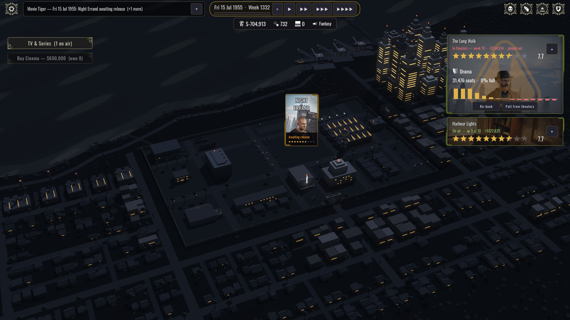 Backlot: Hollywood Studio Tycoon — gameplay screenshot 4