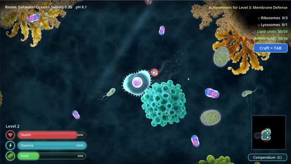 Salty: Evolution Simulator Demo 스크린샷 2