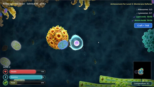 Salty: Evolution Simulator Demo 스크린샷 1