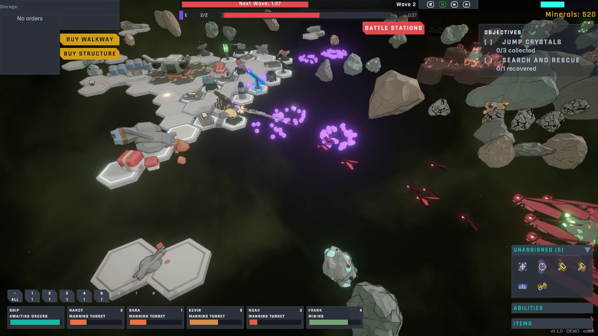 Littlest Catalyst: Swarm Defenseのスクリーンショット 1
