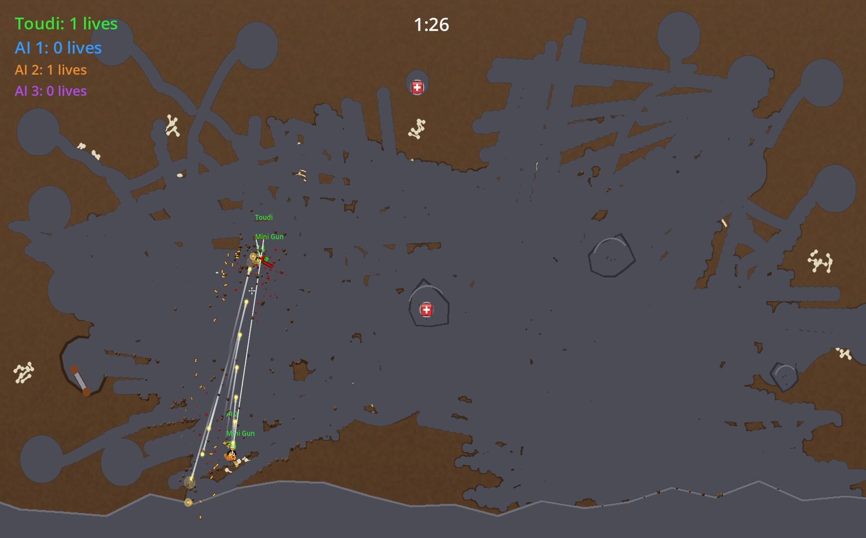 TRENCHWORMS screenshot #1