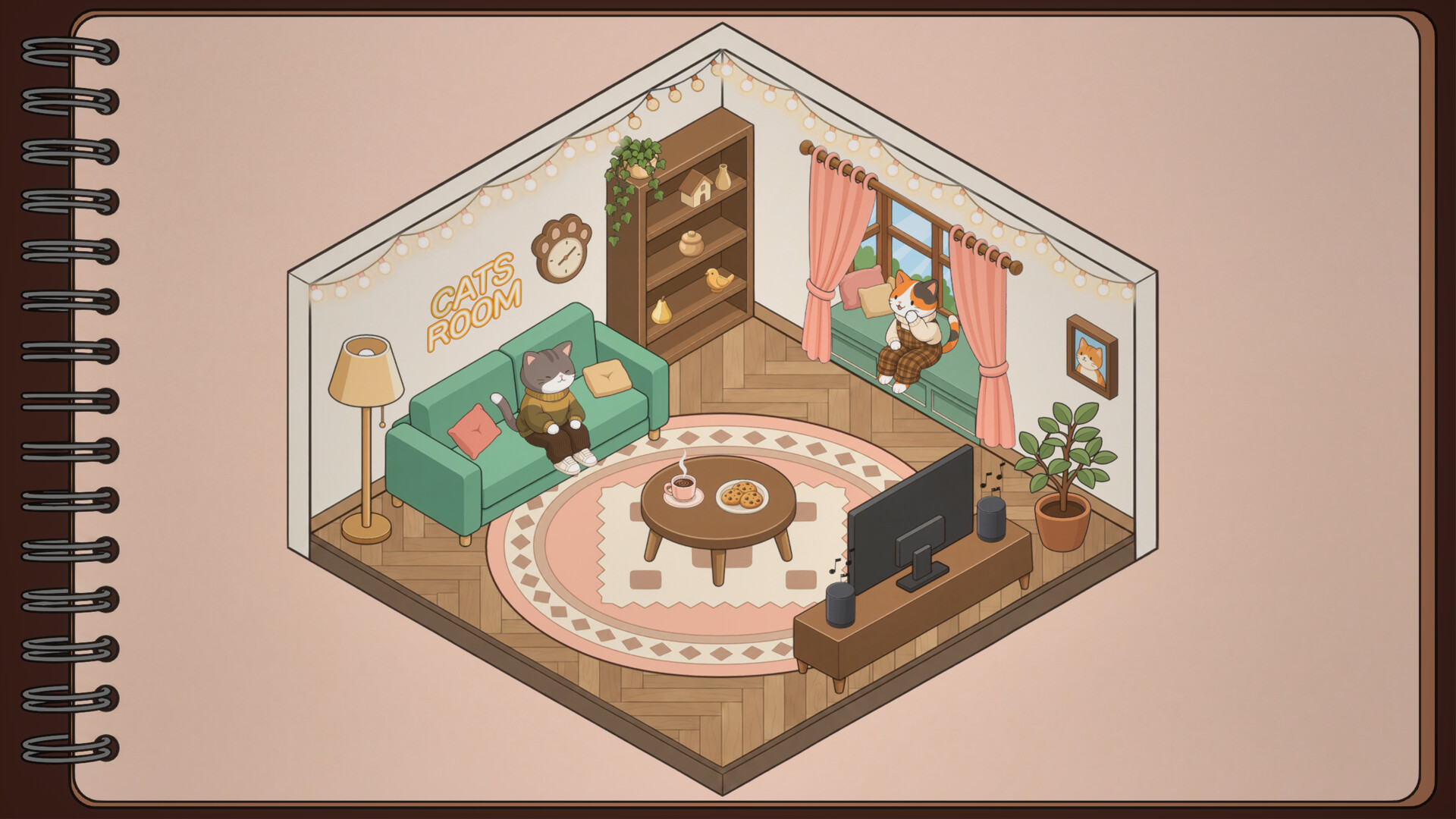 Cat Rooms: Sticker Decor! screenshot #5