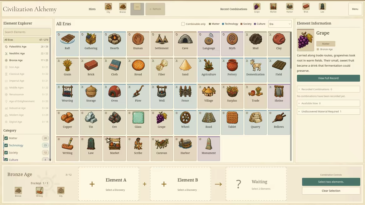 Civilization Alchemy video 1