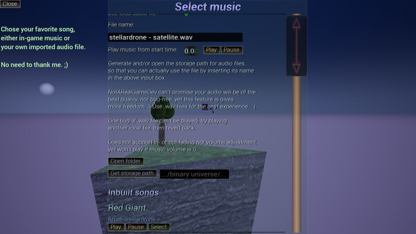 Screenshot of A Journey Rediscovered - Intro Version