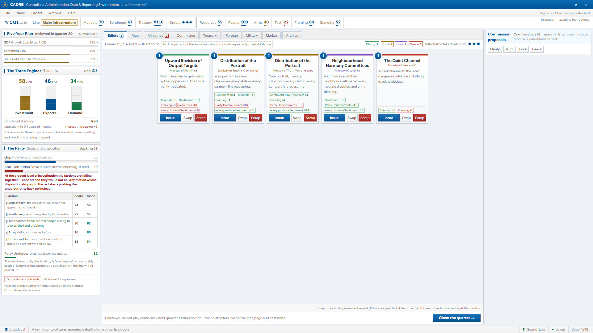 CADRE: Centralized Administration, Data & Reporting Environment screenshot 1