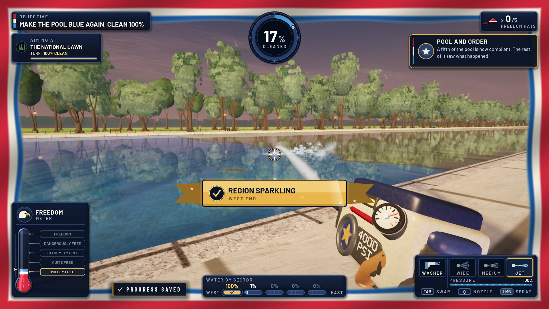 Make The Pool Blue Again: Pool Cleaning Simulator screenshot #8