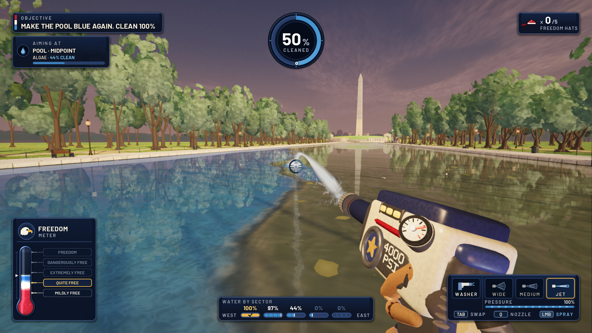 Make The Pool Blue Again: Pool Cleaning Simulator screenshot 1