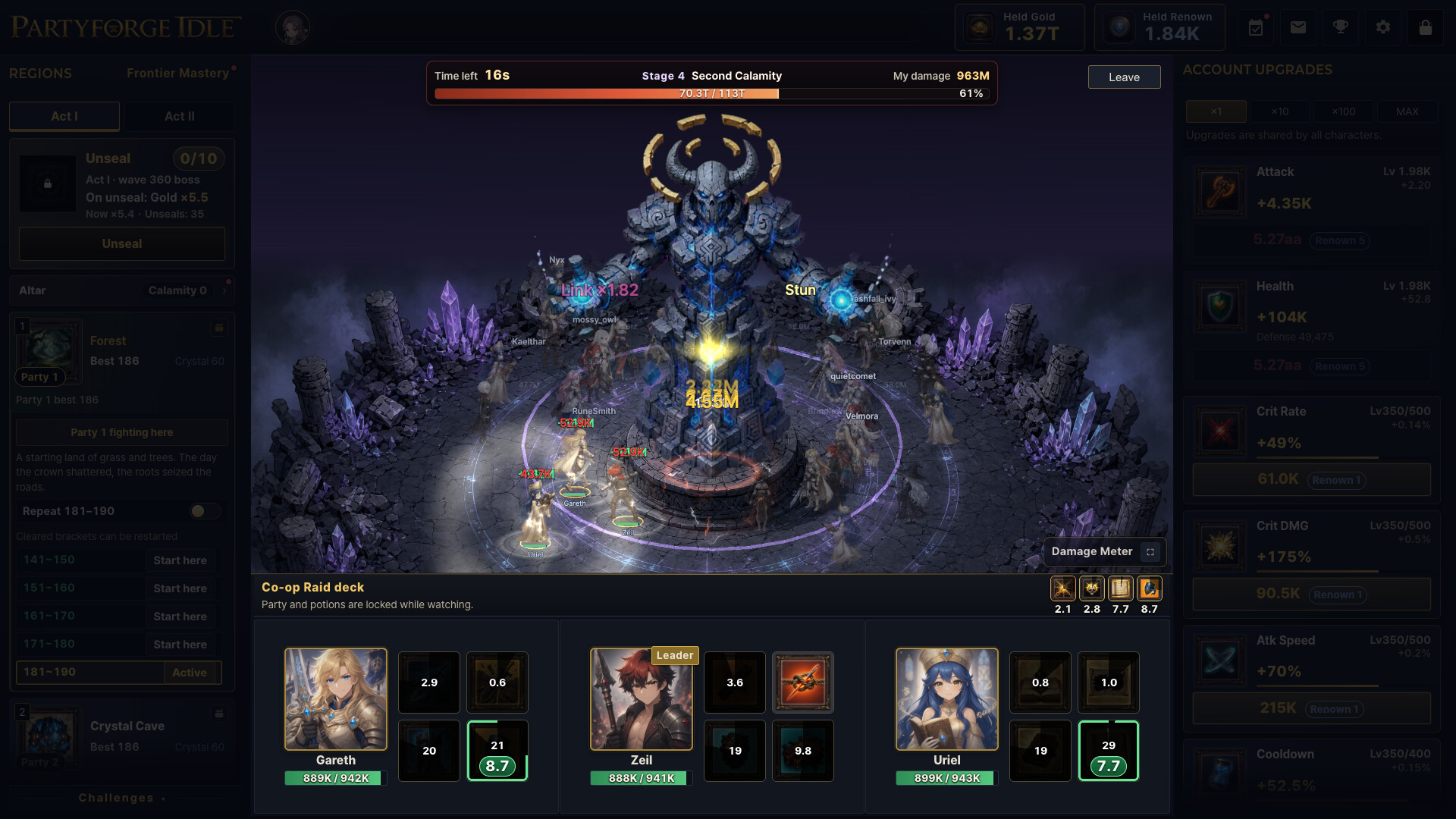 Partyforge Idle – Screenshot 1