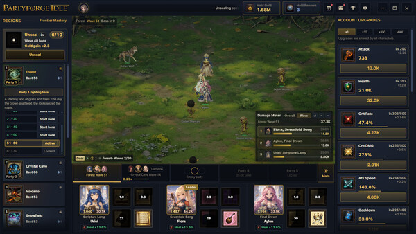 Partyforge Idle screenshot 1