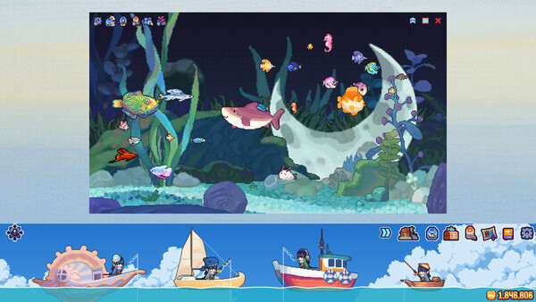 Orca Girl: Idle Fishing Story Demo 스크린샷 1