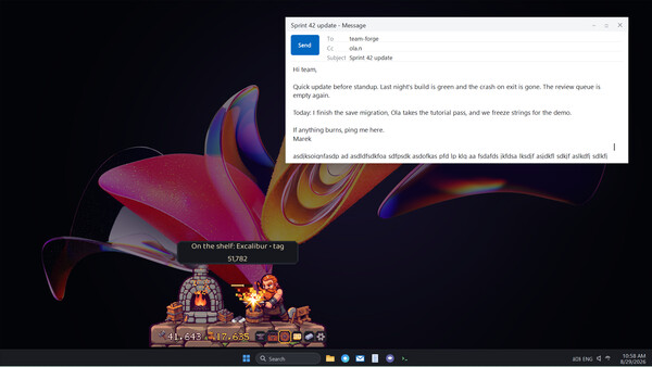 My Desktop Dwarf: Taskbar Forge Demo screenshot 5