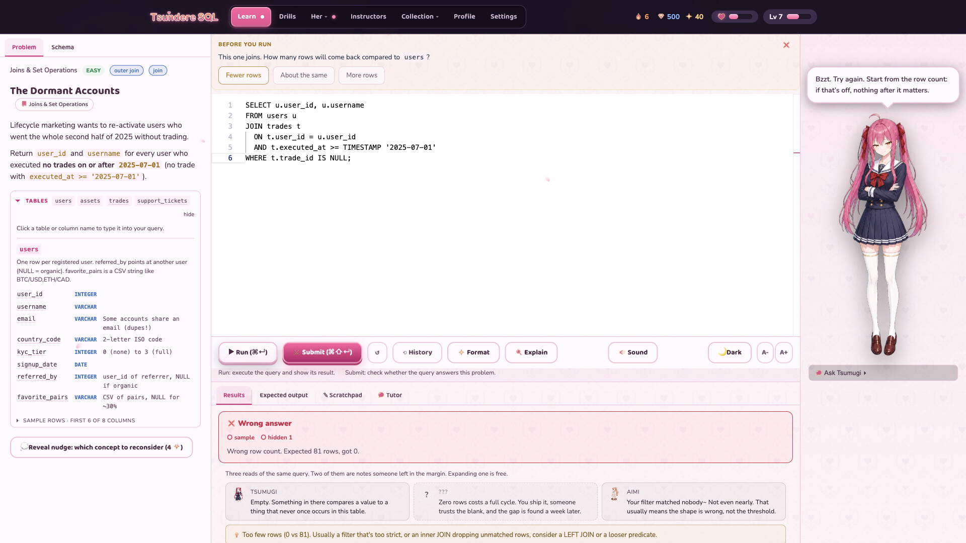 TsundereSQL screenshot #3