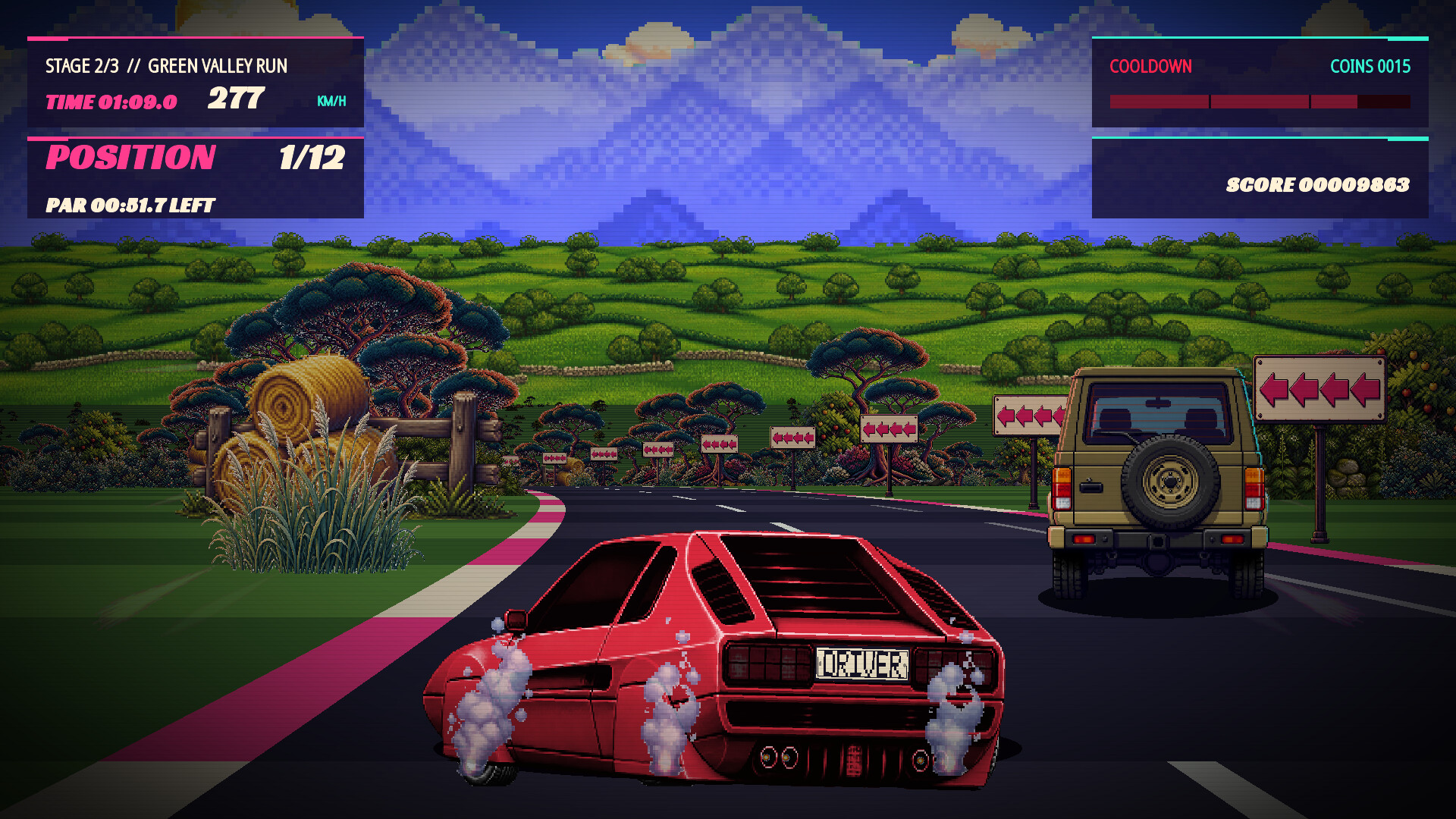 Ridiculous Racing: Retro Arcade Racer screenshot 3
