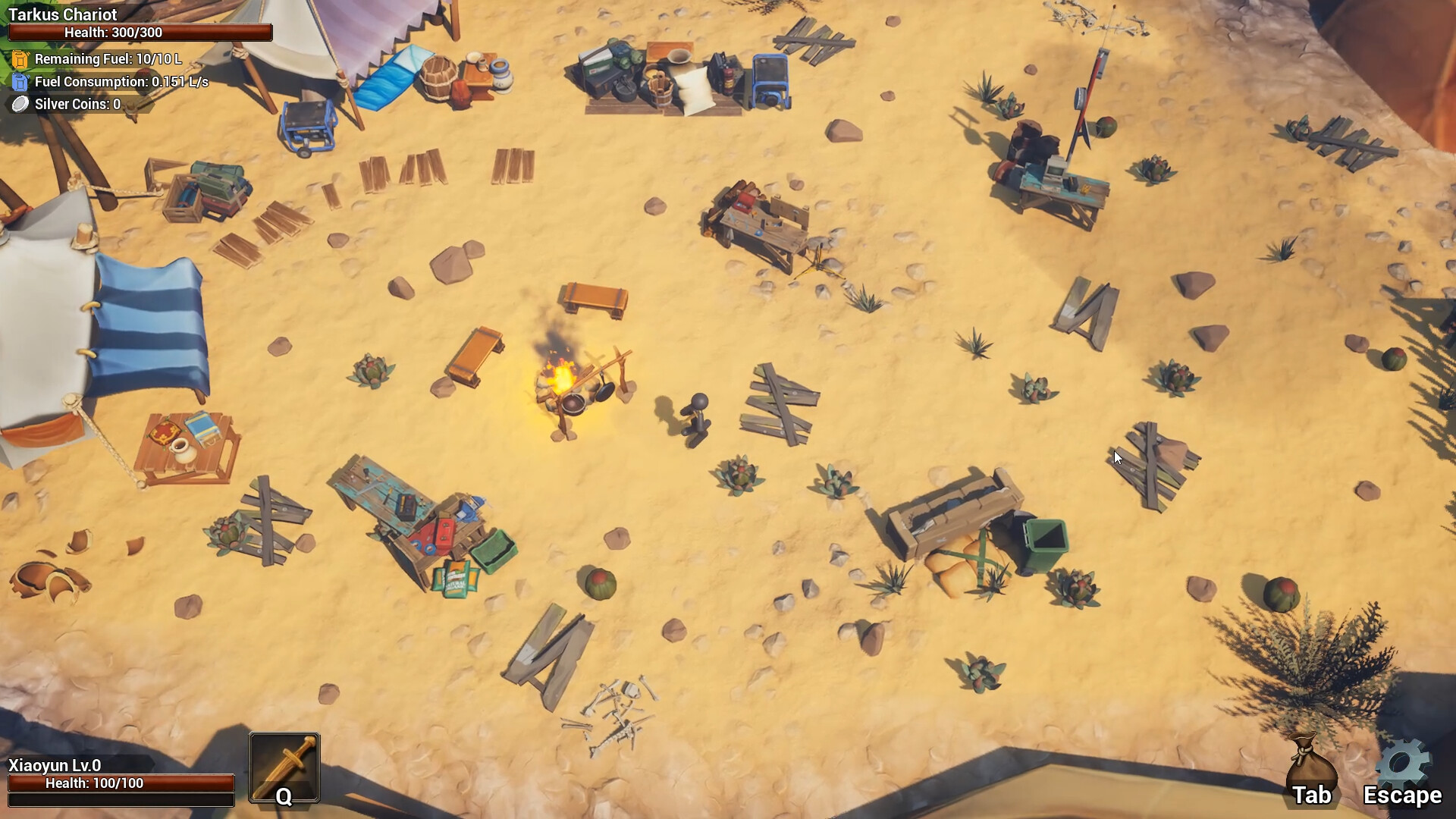Stickman & Wildland Chariot screenshot #3