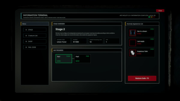 AnomalyVault Screenshot