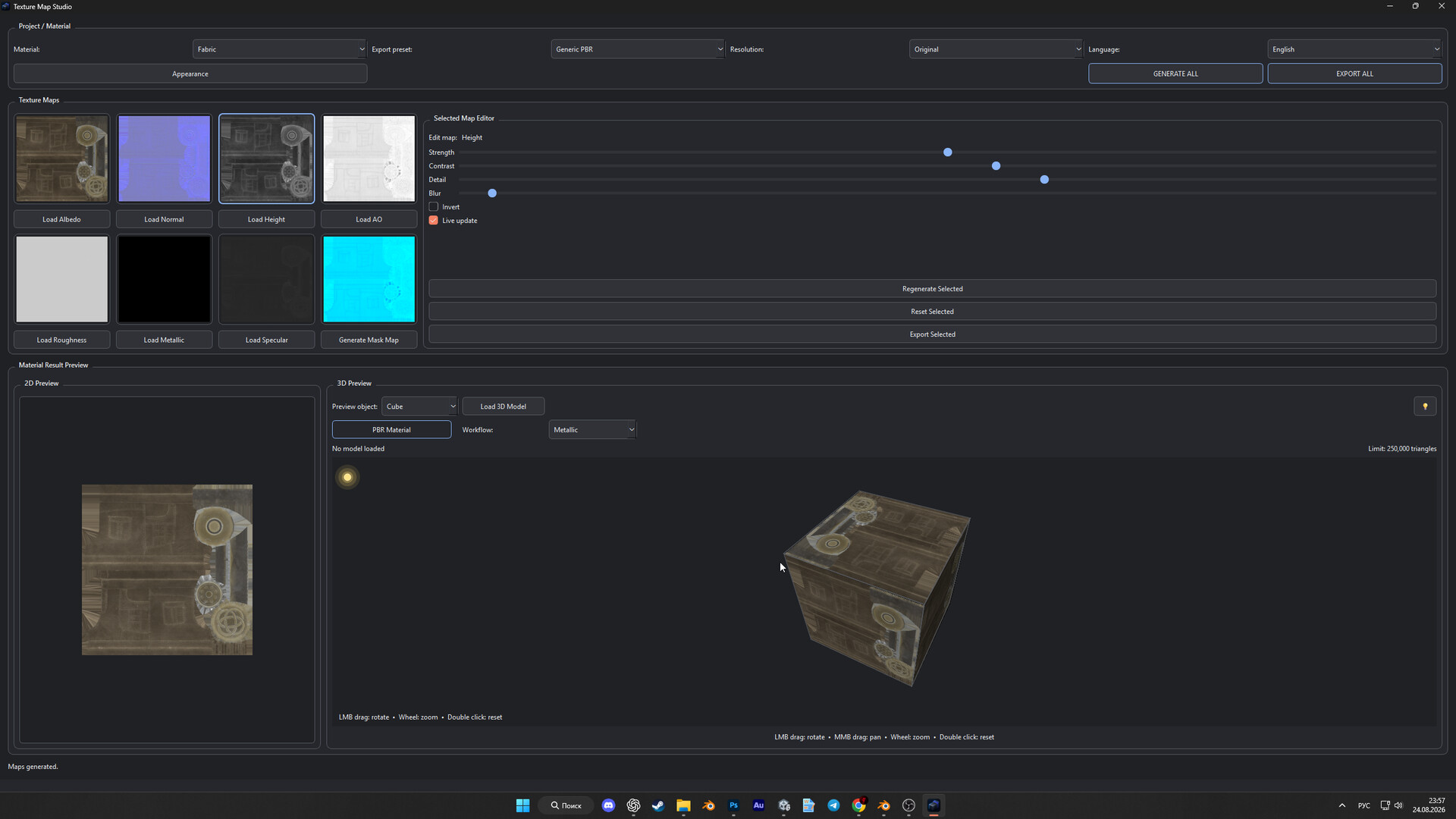 Texture Map Studio screenshot 2