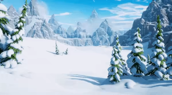 Alone in the Blizzard video 1