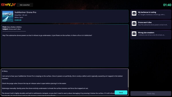 Empty Inbox screenshot 1