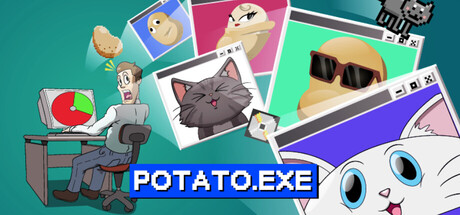 Potato.exe - A Game About Spinning a Wheel to Download Potatoes