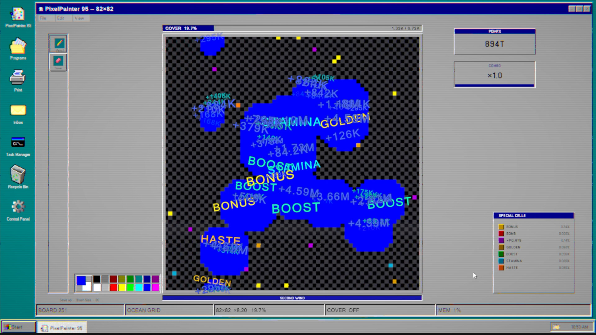 PixelPainter 95 Demo 遊戲畫面 1