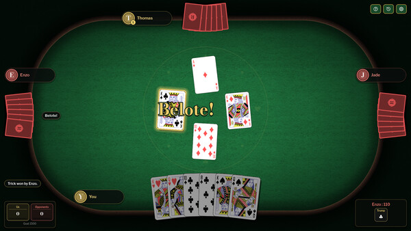 Rebelote : Belote & Coinche screenshot 4