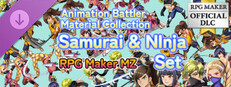 RPG Maker MZ - Animation Battler Material Collection Samurai and Ninja Set