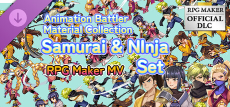 Capa de RPG Maker MV - Animation Battler Material Collection Samurai and Ninja Set
