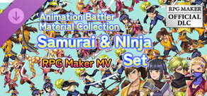 RPG Maker MV - Animation Battler Material Collection Samurai and Ninja Set