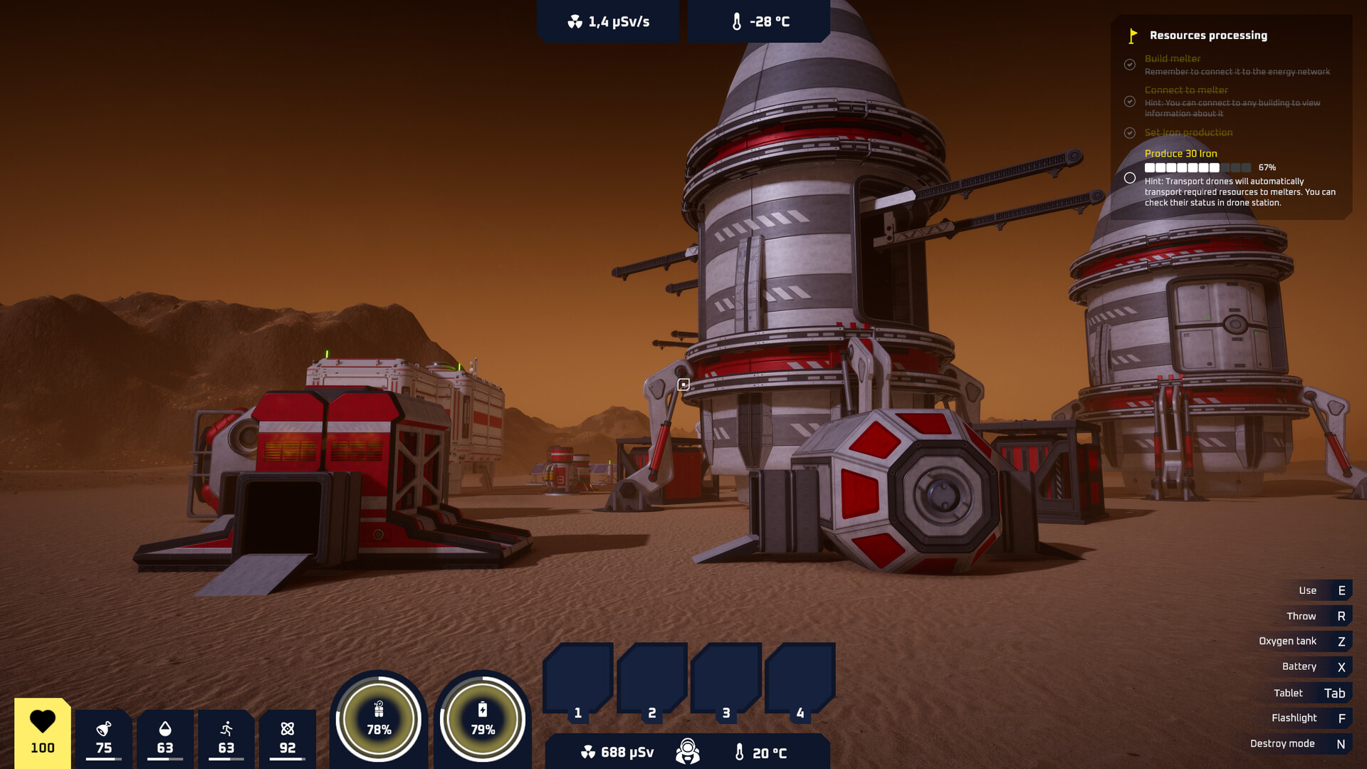687 Days on Mars - First Steps