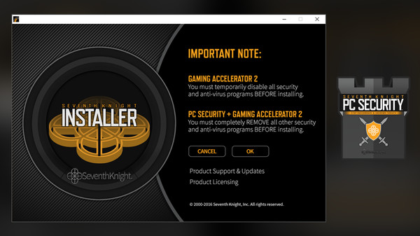 Seventh Knight PC Security screenshot 4