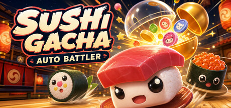 Sushi Gacha: Auto Battler — Steam game cover