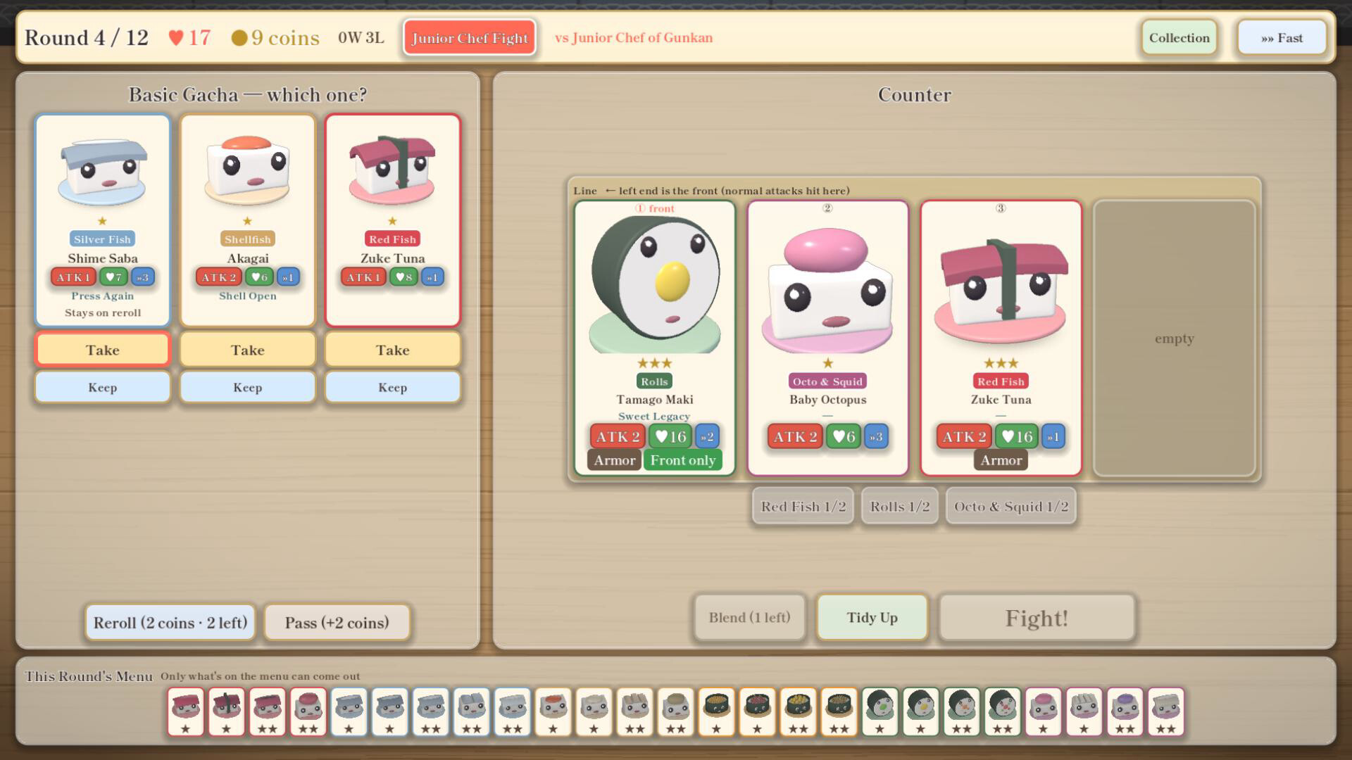 Sushi Gacha: Auto Battler screenshot #3
