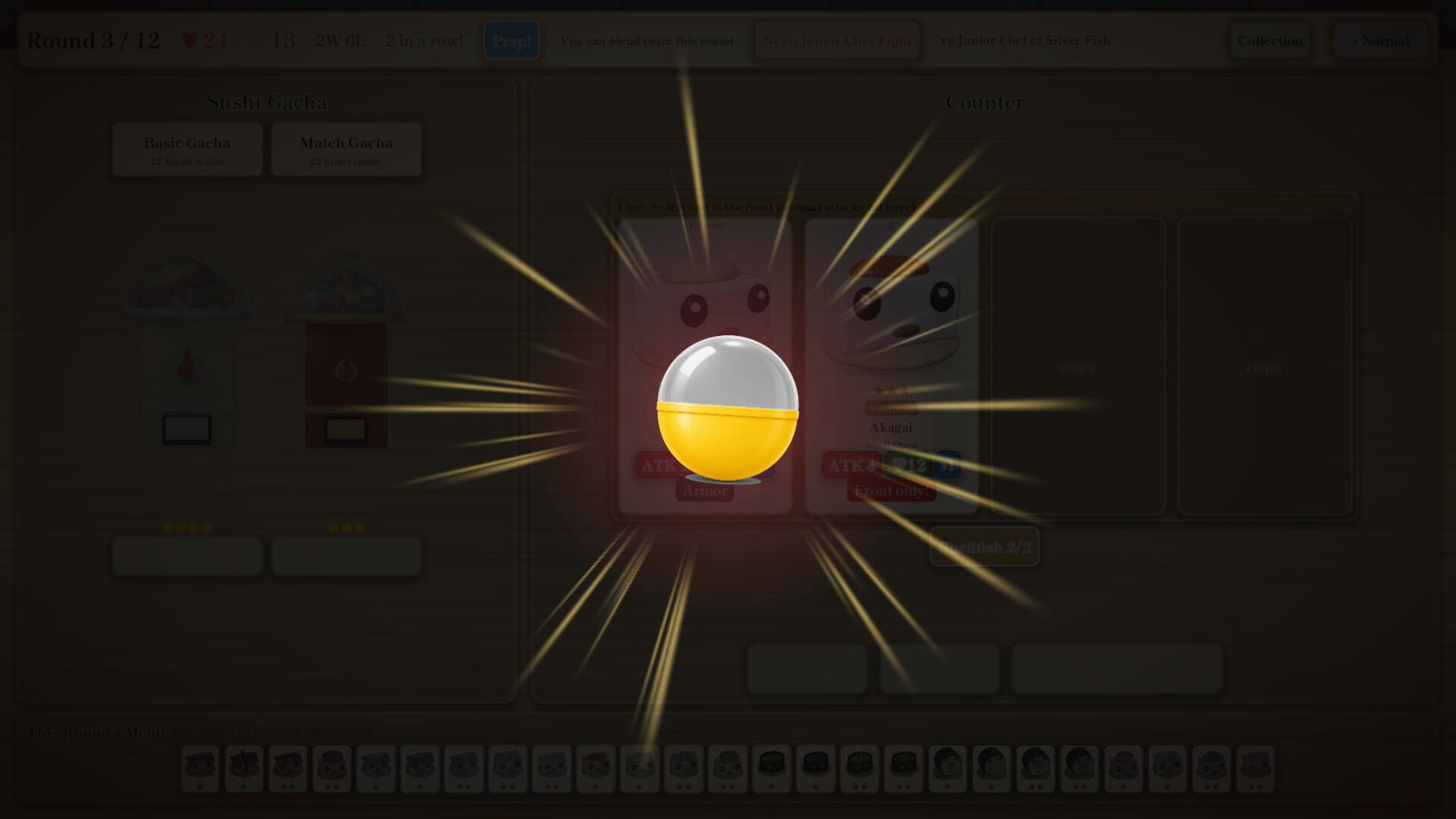 Sushi Gacha: Auto Battlerのスクリーンショット 1