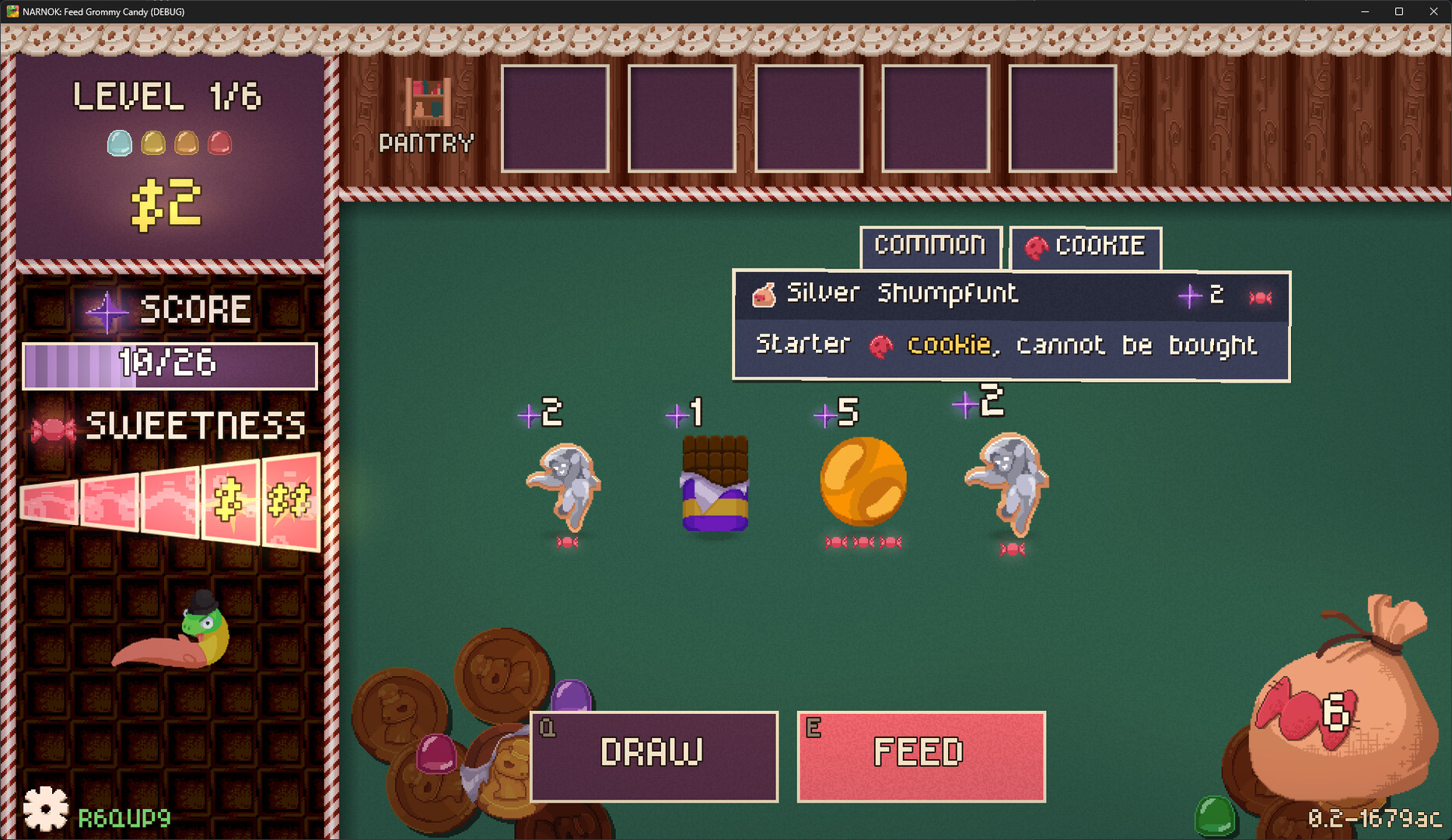 NARNOK: Feed Grommy Candy Demo