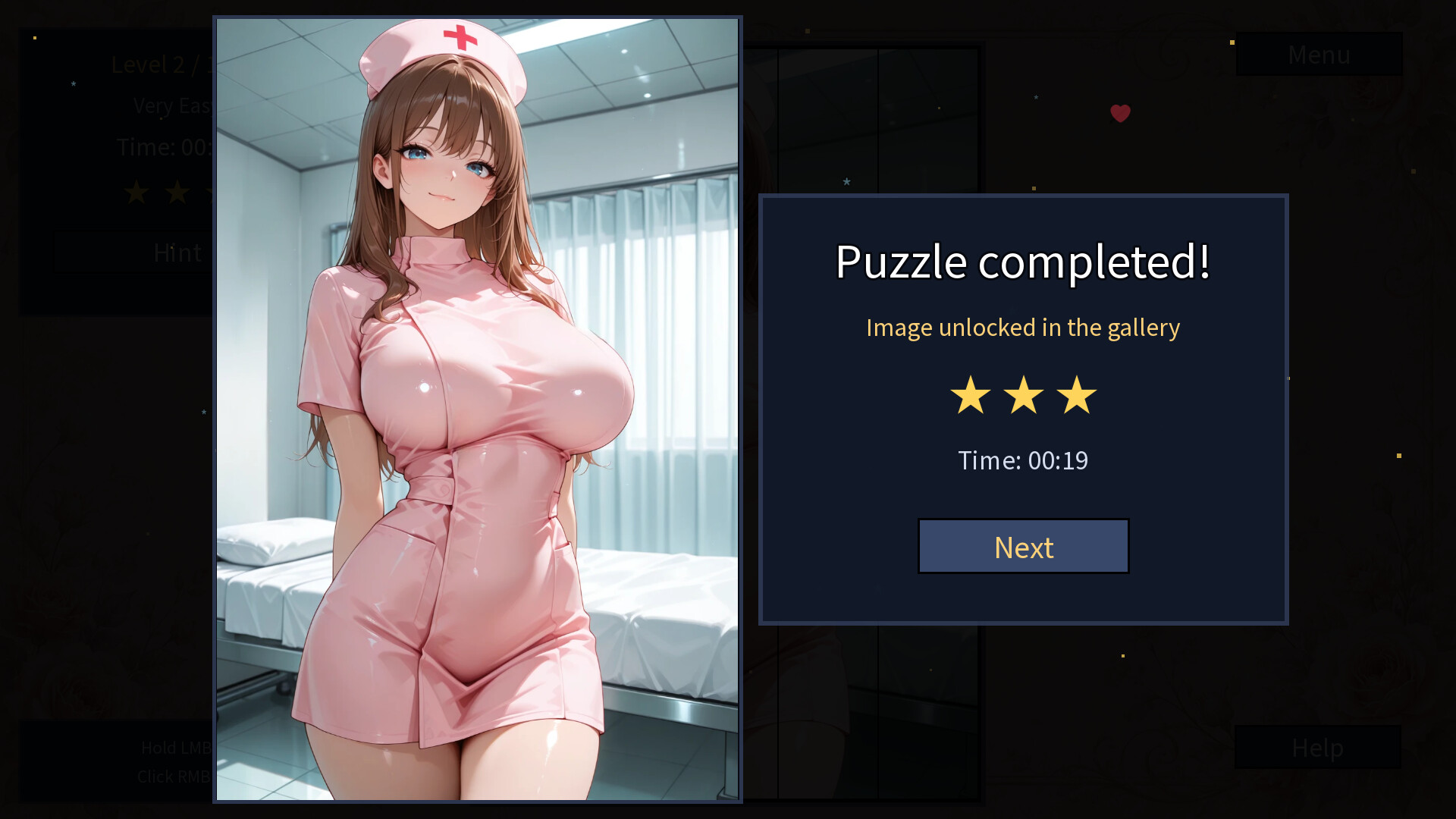 My Naughty Nurse: Hentai Puzzle screenshot 17