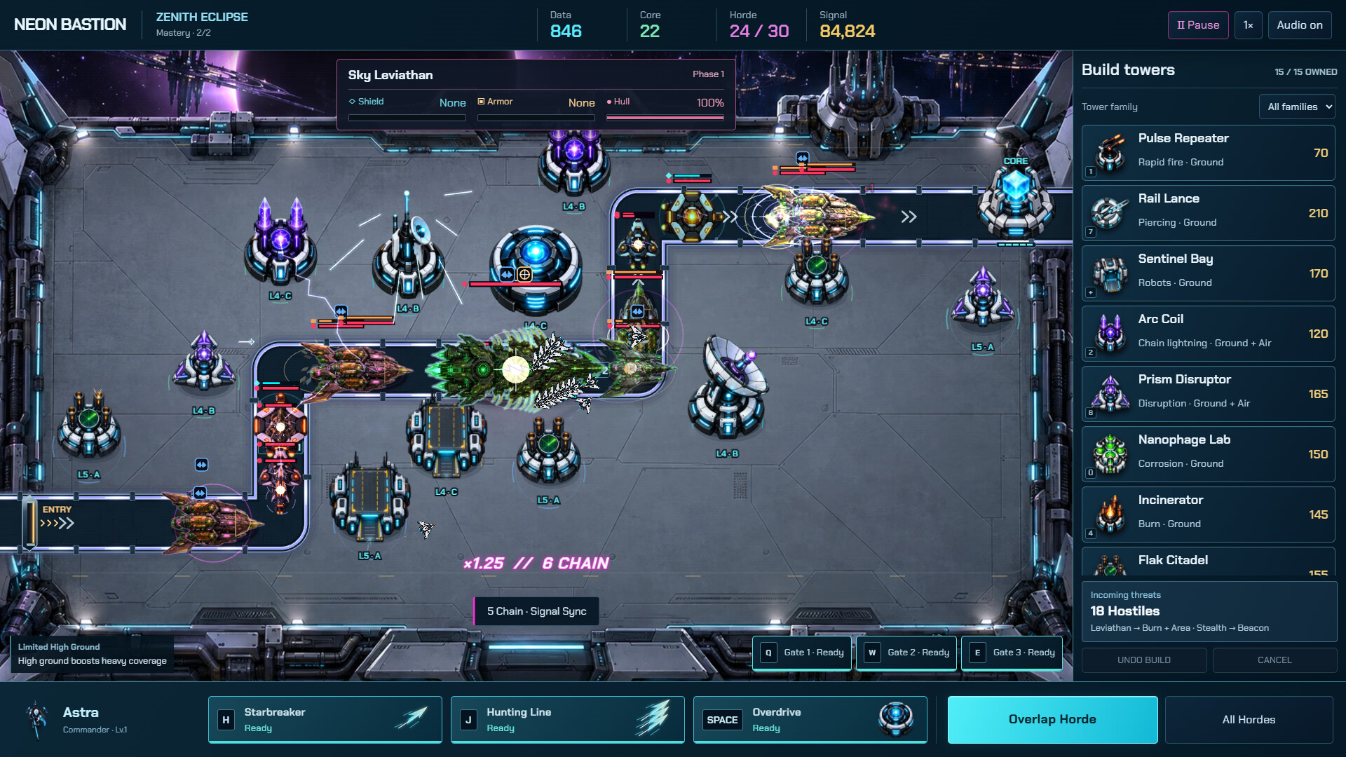 Neon Bastion screenshot 3