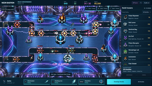 Neon Bastion screenshot 1